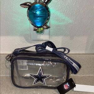 NFL Dallas Cowboys Clear Bag with Navy Accents